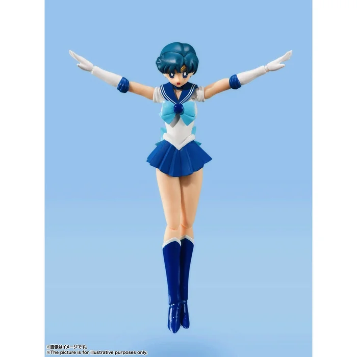 Bandai S.H.Figuarts Pretty Guardian Sailor Moon Sailor Mercury: Animation Color Edition 5 Bandai S.H.Figuarts Pretty Guardian Sailor Moon Sailor Mercury: Animation Color Edition - Image 3