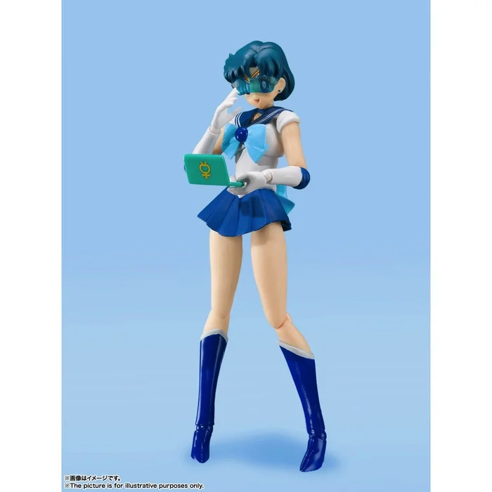 Bandai S.H.Figuarts Pretty Guardian Sailor Moon Sailor Mercury: Animation Color Edition 4 Bandai S.H.Figuarts Pretty Guardian Sailor Moon Sailor Mercury: Animation Color Edition - Image 2