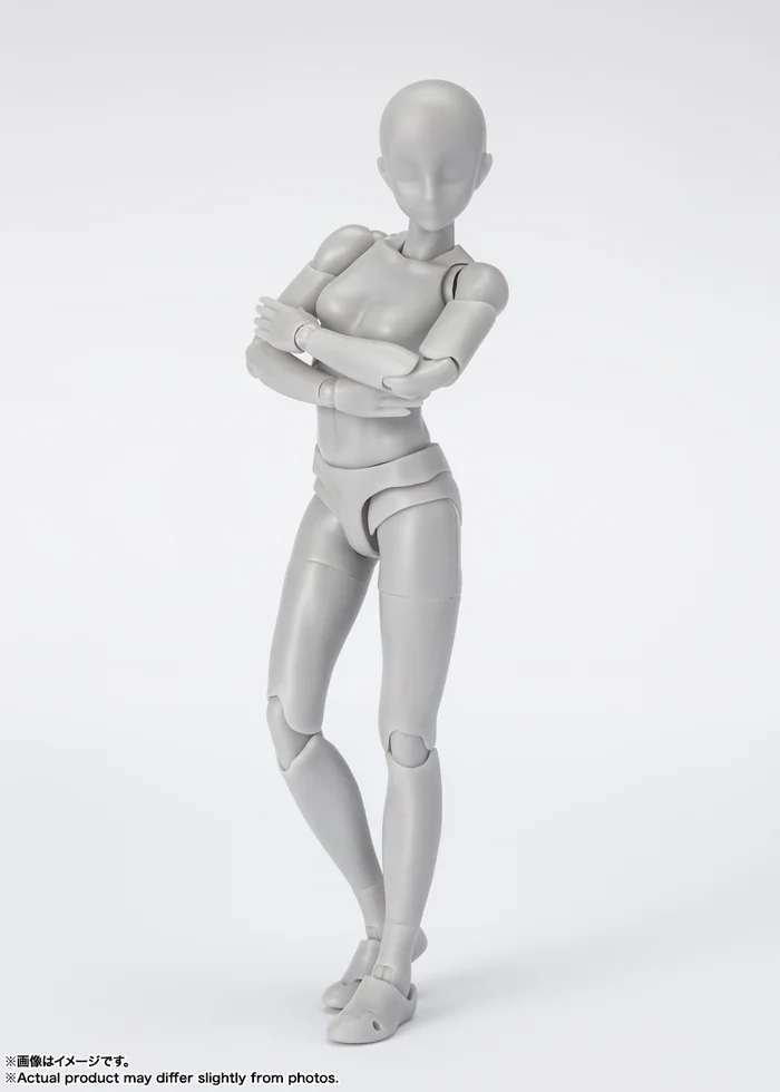 Bandai S.H.Figuarts Body-chan Sports Edition DX Set: Gray Color Ver. 5 Bandai S.H.Figuarts Body-chan Sports Edition DX Set: Gray Color Ver. - Image 3