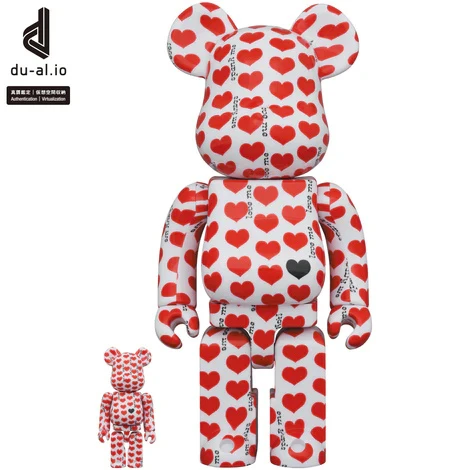 BE@RBRICK X JAPAN / Hide With Spread Beaver / Zilch White Heart 100% & 400% 3 BE@RBRICK X JAPAN / Hide With Spread Beaver / Zilch White Heart 100% & 400%