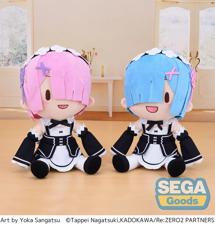 Fuwapuchi Re:Zero -Starting Life In Another World- Ram Large Plush 7 Fuwapuchi Re:Zero -Starting Life In Another World- Ram Large Plush - Image 5