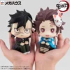 MegaHouse Look Up Series Demon Slayer: Kimetsu No Yaiba Genya & Tanjiro Kamado: Final Selection Ver. W/ Bonus Cushions