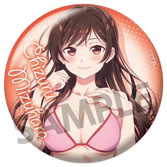 Rent-A-Girlfriend: Swimsuit Ver. Pin Badge Collection 4 Rent-A-Girlfriend: Swimsuit Ver. Pin Badge Collection - Image 2