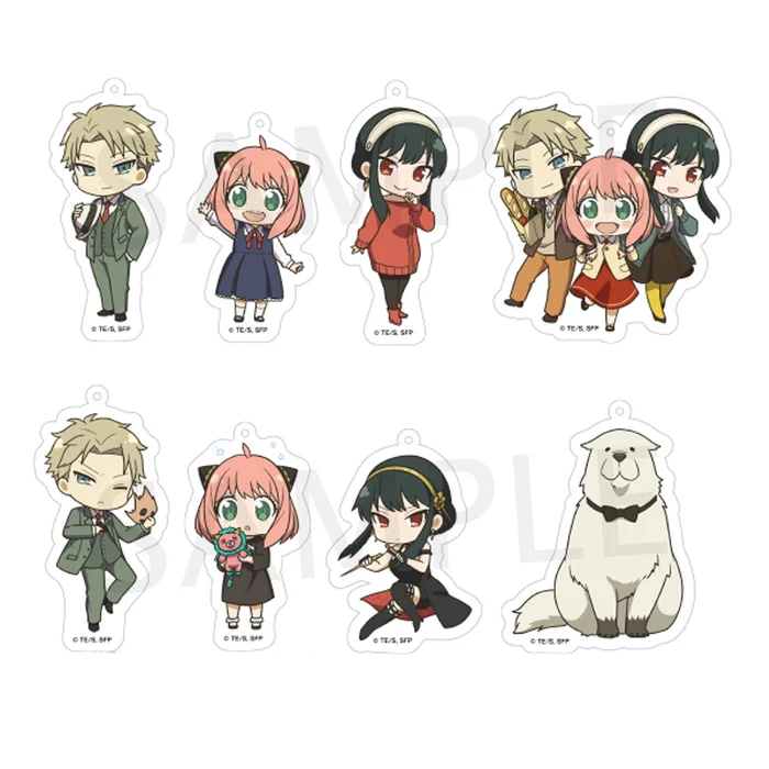 KADOKAWA Spy X Family Niitengo Acrylic Keychain Complete Box Set 3 KADOKAWA Spy X Family Niitengo Acrylic Keychain Complete Box Set