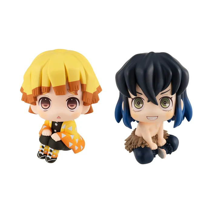 MegaHouse Look Up Series Demon Slayer: Kimetsu No Yaiba Zenitsu Agatsuma & Inosuke Hashibira Set W/ Bonus Cushion 5 MegaHouse Look Up Series Demon Slayer: Kimetsu No Yaiba Zenitsu Agatsuma & Inosuke Hashibira Set W/ Bonus Cushion - Image 3