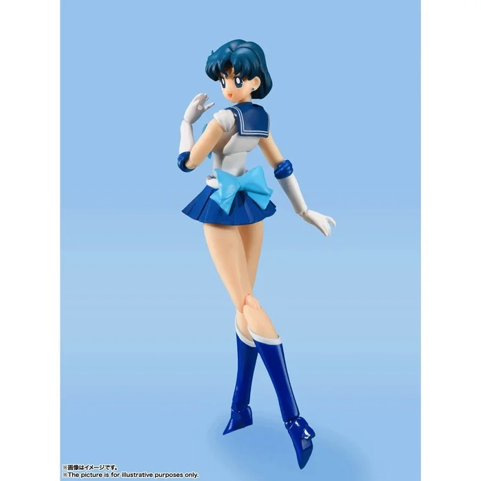 Bandai S.H.Figuarts Pretty Guardian Sailor Moon Sailor Mercury: Animation Color Edition 6 Bandai S.H.Figuarts Pretty Guardian Sailor Moon Sailor Mercury: Animation Color Edition - Image 4