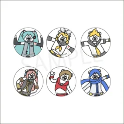 Hatsune Miku Creators Party Trading Pin Badge Collection: Takadabear Ver.