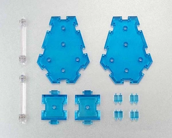 Bandai Tamashii Stage Act: Combination Clear Blue Stage For Action Figures 4 Bandai Tamashii Stage Act: Combination Clear Blue Stage For Action Figures - Image 2