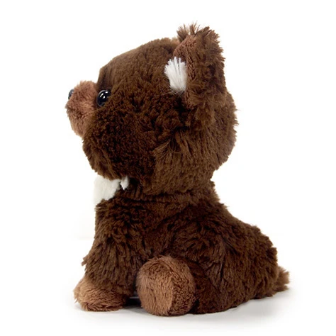 Fluffies Small Brown Bear Plush 6 Fluffies Small Brown Bear Plush - Image 4
