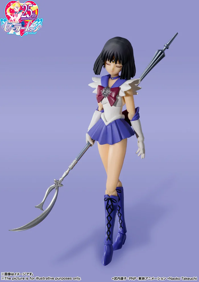 Bandai S.H.Figuarts Pretty Guardian Sailor Moon R Sailor Saturn Animation Color Edition 5 Bandai S.H.Figuarts Pretty Guardian Sailor Moon R Sailor Saturn Animation Color Edition - Image 3