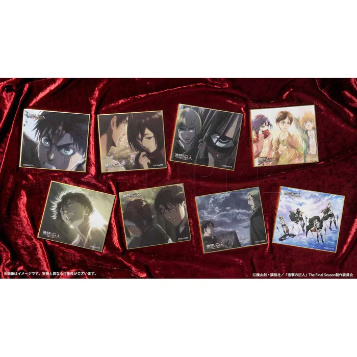 KADOKAWA Attack On Titan Mini Autograph Board Collection 3 KADOKAWA Attack On Titan Mini Autograph Board Collection