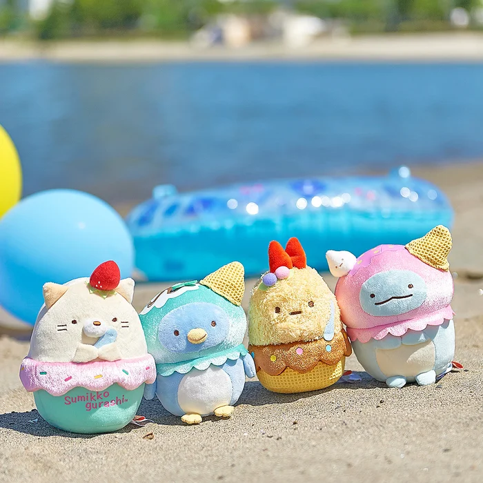 Sumikko Gurashi Ice Cream Delivery Overseas Limited Ver. Plush Collection 4 Sumikko Gurashi Ice Cream Delivery Overseas Limited Ver. Plush Collection - Image 2