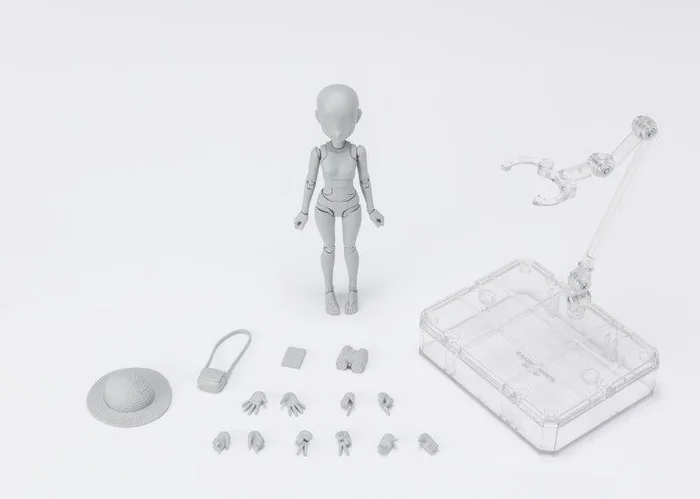 Bandai S.H.Figuarts Body-chan Ken Sugimori Edition: Gray Color Ver. DX Set 7 Bandai S.H.Figuarts Body-chan Ken Sugimori Edition: Gray Color Ver. DX Set - Image 5
