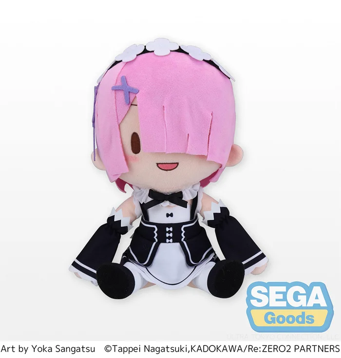 Fuwapuchi Re:Zero -Starting Life In Another World- Ram Large Plush 3 Fuwapuchi Re:Zero -Starting Life In Another World- Ram Large Plush