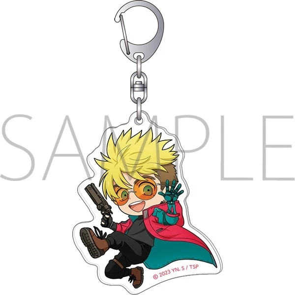 Trigun Stampede Chibi Character Acrylic Keychain 4 Trigun Stampede Chibi Character Acrylic Keychain - Image 2