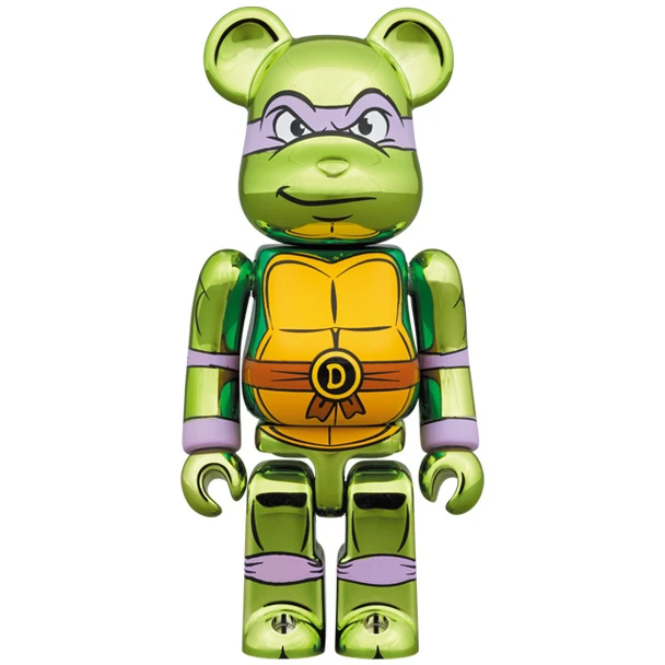 BE@RBRICK Teenage Mutant Ninja Turtles Donatello: Chrome Ver. 100% & 400% 4 BE@RBRICK Teenage Mutant Ninja Turtles Donatello: Chrome Ver. 100% & 400% - Image 2