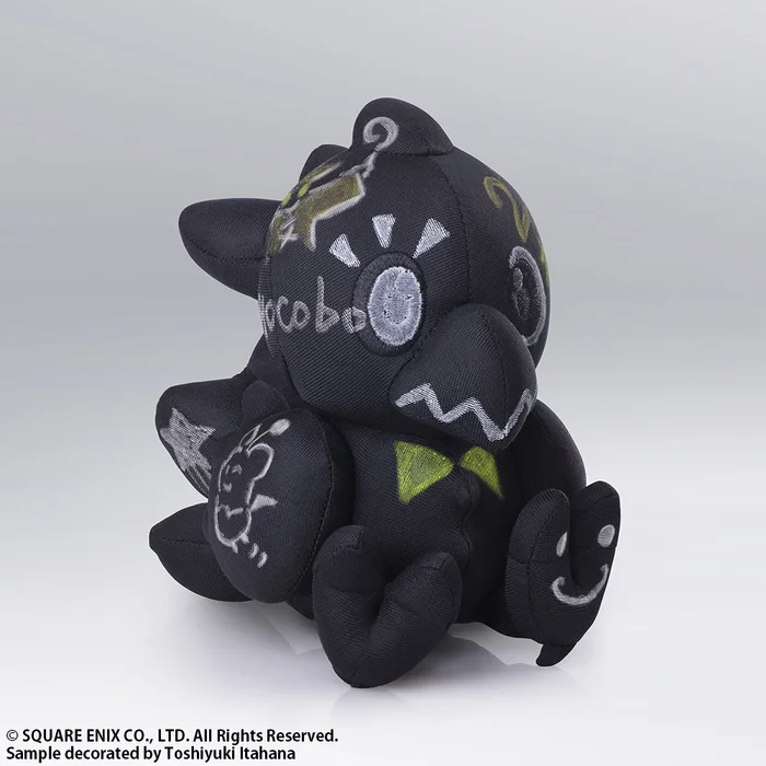 Square Enix Final Fantasy Chocobo Autograph Plush: Black Ver. 7 Square Enix Final Fantasy Chocobo Autograph Plush: Black Ver. - Image 5