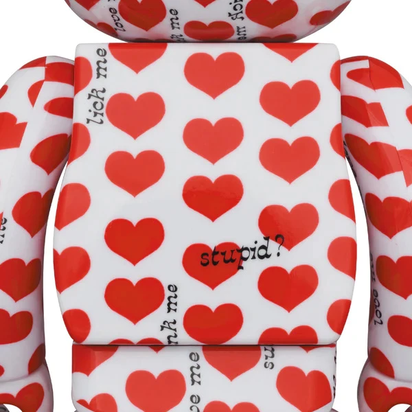 BE@RBRICK X JAPAN / Hide With Spread Beaver / Zilch White Heart 100% & 400% 4 BE@RBRICK X JAPAN / Hide With Spread Beaver / Zilch White Heart 100% & 400% - Image 2