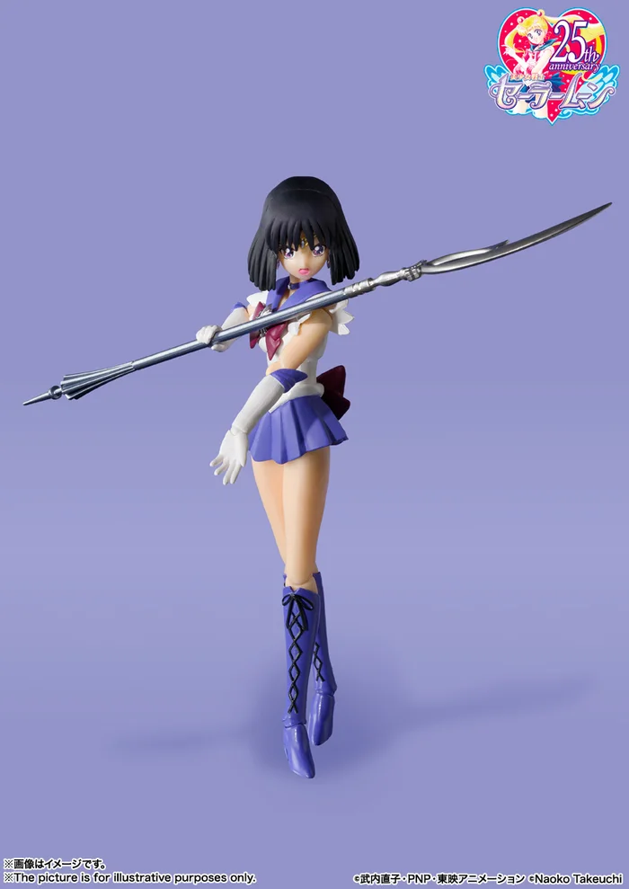 Bandai S.H.Figuarts Pretty Guardian Sailor Moon R Sailor Saturn Animation Color Edition 6 Bandai S.H.Figuarts Pretty Guardian Sailor Moon R Sailor Saturn Animation Color Edition - Image 4