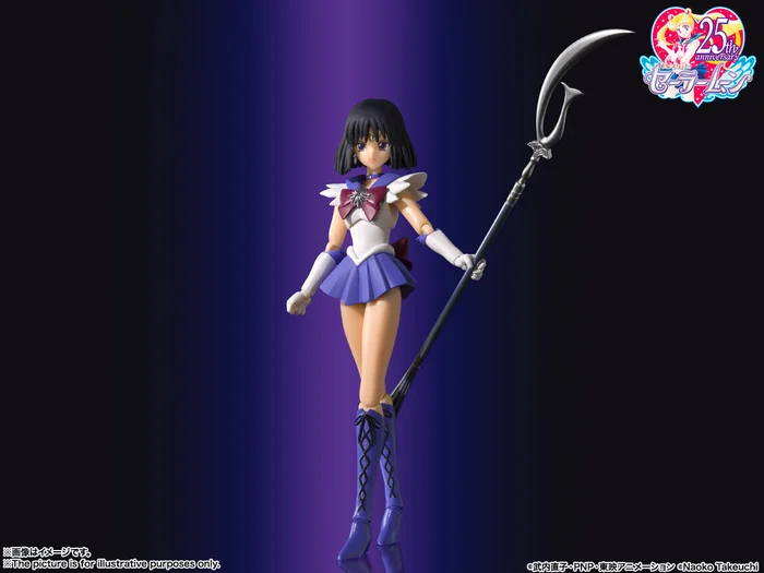 Bandai S.H.Figuarts Pretty Guardian Sailor Moon R Sailor Saturn Animation Color Edition 8 Bandai S.H.Figuarts Pretty Guardian Sailor Moon R Sailor Saturn Animation Color Edition - Image 6