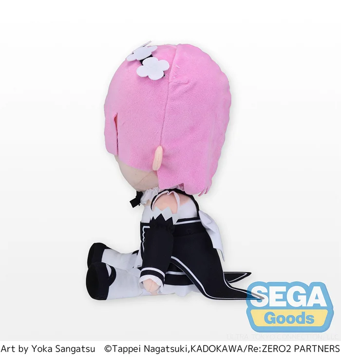 Fuwapuchi Re:Zero -Starting Life In Another World- Ram Large Plush 4 Fuwapuchi Re:Zero -Starting Life In Another World- Ram Large Plush - Image 2